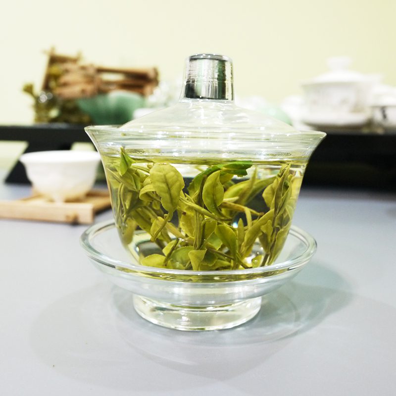 Thé vert biologique TianMu QingDing, Grade S Un bourgeon deux feuilles GuYu Tea