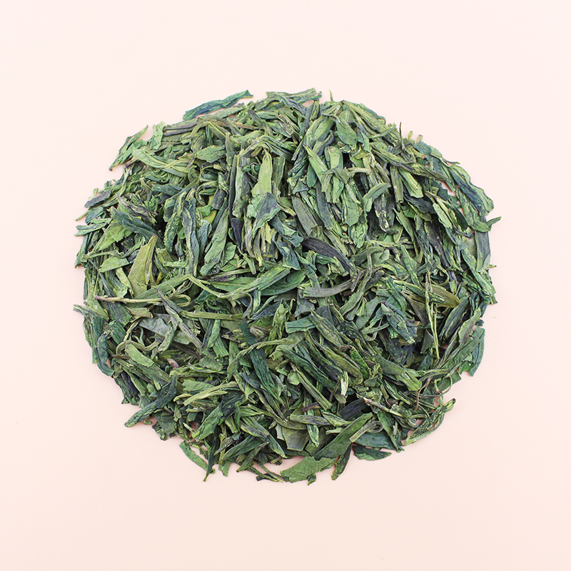 Organic Longjing Green Tea A Grade Dried Tea Leaf