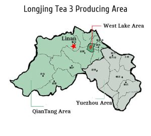Longjing Green Tea Production Areas
