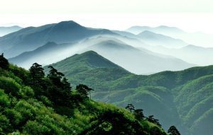 Linan Tian Mu Moutain Scenery