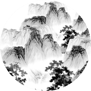 Oolong Tea Illustration - Mountains and Springs