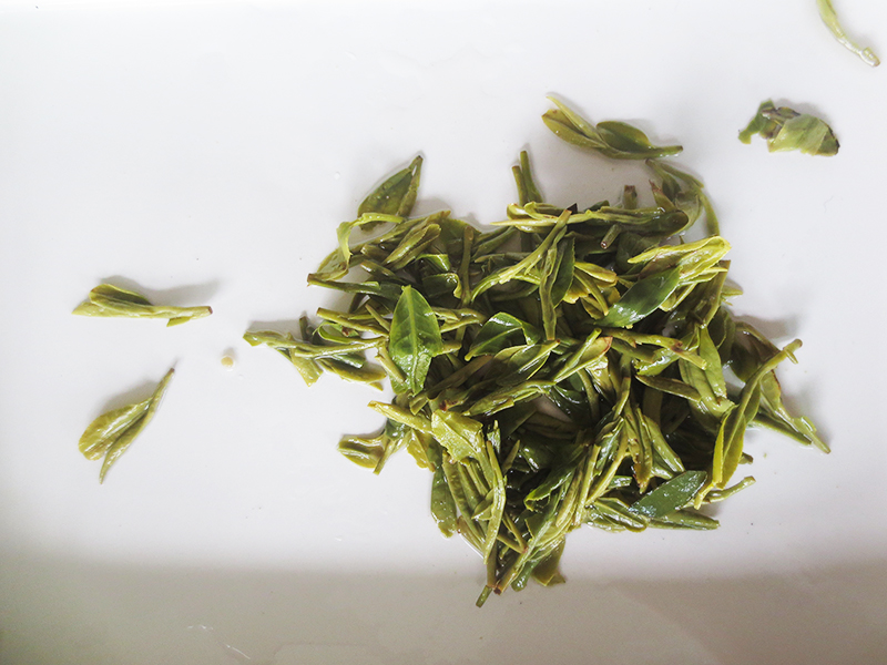 Organic Dragon Well Green Tea S Grade Brewed Leaf