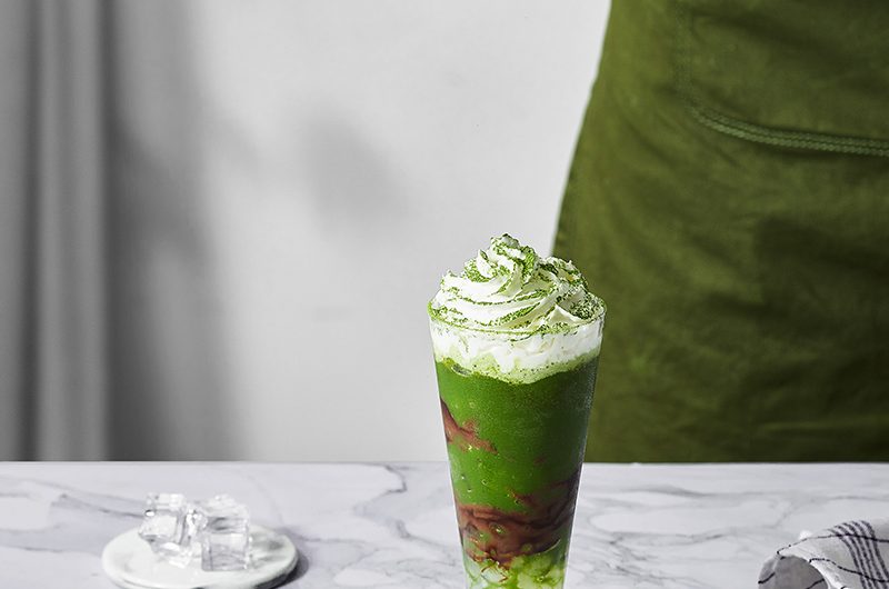 Organic Matcha Green Tea Powder Latte